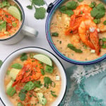 玉米虾杂烩汤